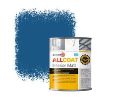 Zinsser Allcoat Interior Wall Paint RAL 5019 Capri blue - 1 liter