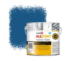 Zinsser Allcoat Interior Wall Paint RAL 5019 Capri blue - 2,5 liter