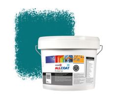 Zinsser Allcoat Pintura Exterior para Paredes RAL 5021 Azul agua - 10 litro