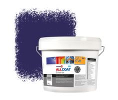 Zinsser Allcoat Pintura Exterior para Paredes RAL 5022 Azul noche - 10 litro