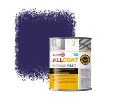 Zinsser Allcoat Interior Wall Paint RAL 5022 Night blue - 1 liter