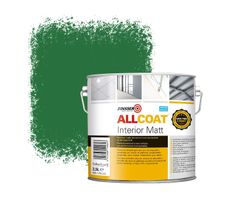 Zinsser Allcoat Interior Wall Paint RAL 6001 Emerald green - 2,5 liter