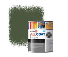 Zinsser Allcoat Per Pareti Per Uso Esterno RAL 6003 Verde oliva - 1 litro