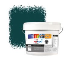 Zinsser Allcoat Exterior Muurverf RAL 6004 Blauwgroen - 10 liter