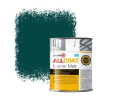Zinsser Allcoat Interior Wall Paint RAL 6004 Blue green - 1 liter