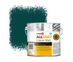 Zinsser Allcoat Interior Wall Paint RAL 6004 Blue green - 2,5 liter