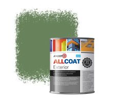 Zinsser Allcoat Per Pareti Per Uso Esterno RAL 6011 Verde reseda - 1 litro