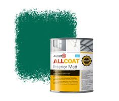 Zinsser Allcoat Interior Wall Paint RAL 6016 Turquoise green - 1 liter