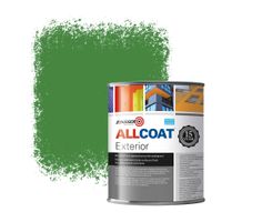 Zinsser Allcoat Exterior Wall Paint RAL 6017 May green - 1 liter