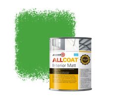 Zinsser Allcoat Interior Wall Paint RAL 6018 Yellow green - 1 liter