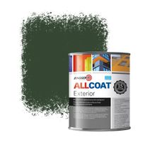 Zinsser Allcoat Exterior Wall Paint RAL 6020 Chrome green - 1 liter