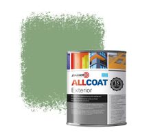 Zinsser Allcoat Exterior Wall Paint RAL 6021 Pale green - 1 liter