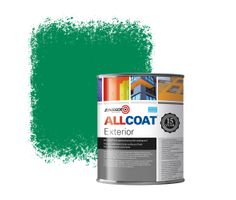 Zinsser Allcoat Exterior Wall Paint RAL 6024 Traffic green - 1 liter