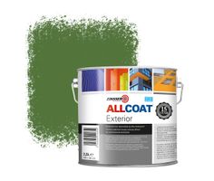 Zinsser Allcoat Per Pareti Per Uso Esterno RAL 6025 Verde felce - 2,5 litro