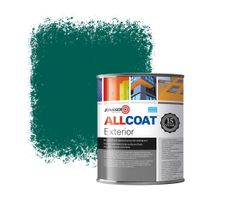 Zinsser Allcoat Exterior Wall Paint RAL 6026 Opal green - 1 liter