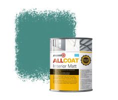 Zinsser Allcoat Peinture murale intérieur RAL 6033 Vert menthe turquoise - 1 litre