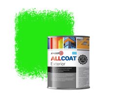 Zinsser Allcoat Exterior Muurverf RAL 6037 Zuivergroen - 1 liter