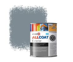 Zinsser Allcoat Per Pareti Per Uso Esterno RAL 7000 Grigio vaio - 1 litro