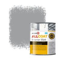Zinsser Allcoat Peinture murale intérieur RAL 7004 Gris de signalisation - 1 litre