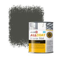 Zinsser Allcoat Peinture murale intérieur RAL 7022 Gris ombre - 1 litre