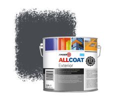 Zinsser Allcoat Per Pareti Per Uso Esterno RAL 7024 Grigio grafite - 2,5 litro