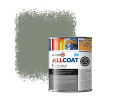 Zinsser Allcoat Exterior Wall Paint RAL 7033 Cement grey - 1 liter