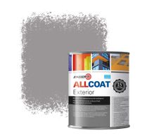 Zinsser Allcoat Exterior Wall Paint RAL 7037 Dusty grey - 1 liter