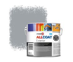 Zinsser Allcoat Per Pareti Per Uso Esterno RAL 7040 Grigio finestra - 2,5 litro