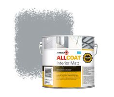 Zinsser Allcoat Interior Wall Paint RAL 7040 Window grey - 2,5 liter