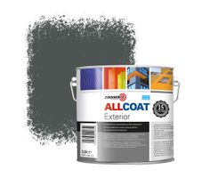 Zinsser Allcoat Per Pareti Per Uso Esterno RAL 7043 Grigio traffico B - 2,5 litro