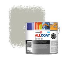 Zinsser Allcoat Per Pareti Per Uso Esterno RAL 7044 Grigio seta - 2,5 litro