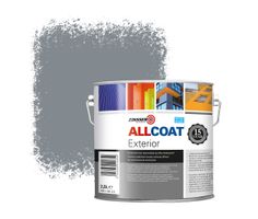 Zinsser Allcoat Per Pareti Per Uso Esterno RAL 7046 Grigio tele 2 - 2,5 litro
