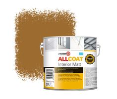 Zinsser Allcoat Interior Wall Paint RAL 8001 Ochre brown - 2,5 liter