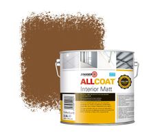 Zinsser Allcoat Interior Wall Paint RAL 8003 Clay brown - 2,5 liter