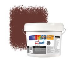 Zinsser Allcoat Exterior Muurverf RAL 8012 Roodbruin - 10 liter