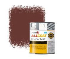 Zinsser Allcoat Interior Wall Paint RAL 8012 Red brown - 1 liter