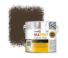 Zinsser Allcoat Interior Wall Paint RAL 8014 Sepia brown - 2,5 liter