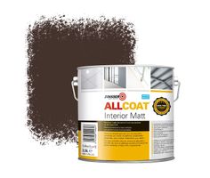 Zinsser Allcoat Interior Wall Paint RAL 8017 Chocolate brown - 2,5 liter