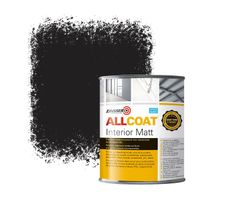 Zinsser Allcoat Interior Muurverf RAL 8022 Zwartbruin - 1 liter