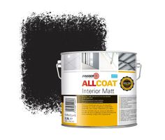 Zinsser Allcoat Interior Wall Paint RAL 8022 Black brown - 2,5 liter