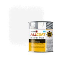 Zinsser Allcoat Interior Muurverf RAL 9003 Signaalwit - 1 liter