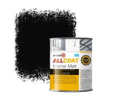 Zinsser Allcoat Interior Muurverf RAL 9005 Gitzwart - 1 liter