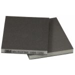 3M 23818 Dobbelt-sidet slibesvamp Microfine P1000 - P1200 - 100 stykker