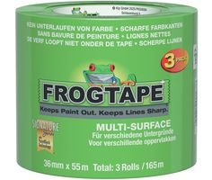 FrogTape Multi Surface 36mm - 3 stuks
