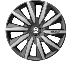 Sparco Wheel Covers Milano 16 inch Grey Silver - 4 pieces