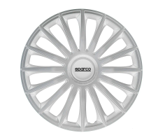 Sparco Enjoliveurs Treviso 14 pouces Argent - 4 pièces