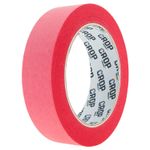 CROP Washi Tape Pink 25mm - pr. rulle