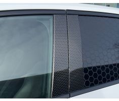 FOLIATEC B-Pillar Stickers High Gloss Black - 2 pieces