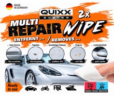 QUIXX Toallitas Multi Reparación - 2 unidades