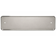 Porte-plaque d'immatriculation en acier inoxydable